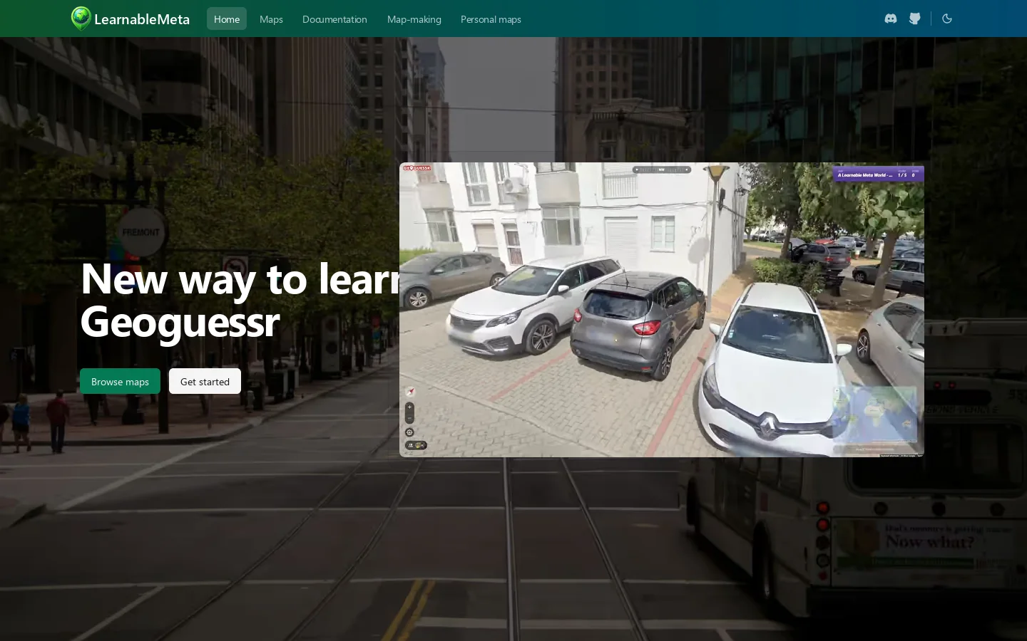 Learnable Meta Homepage screenshot