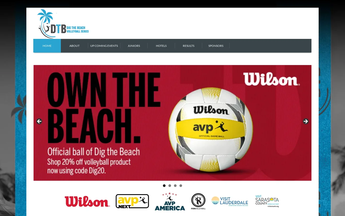 Dig the Beach Series Homepage screenshot