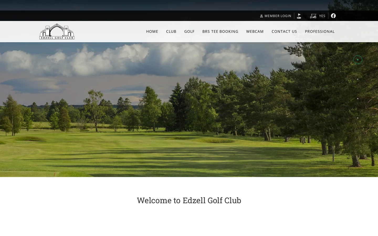 Edzell Golf Club Homepage screenshot