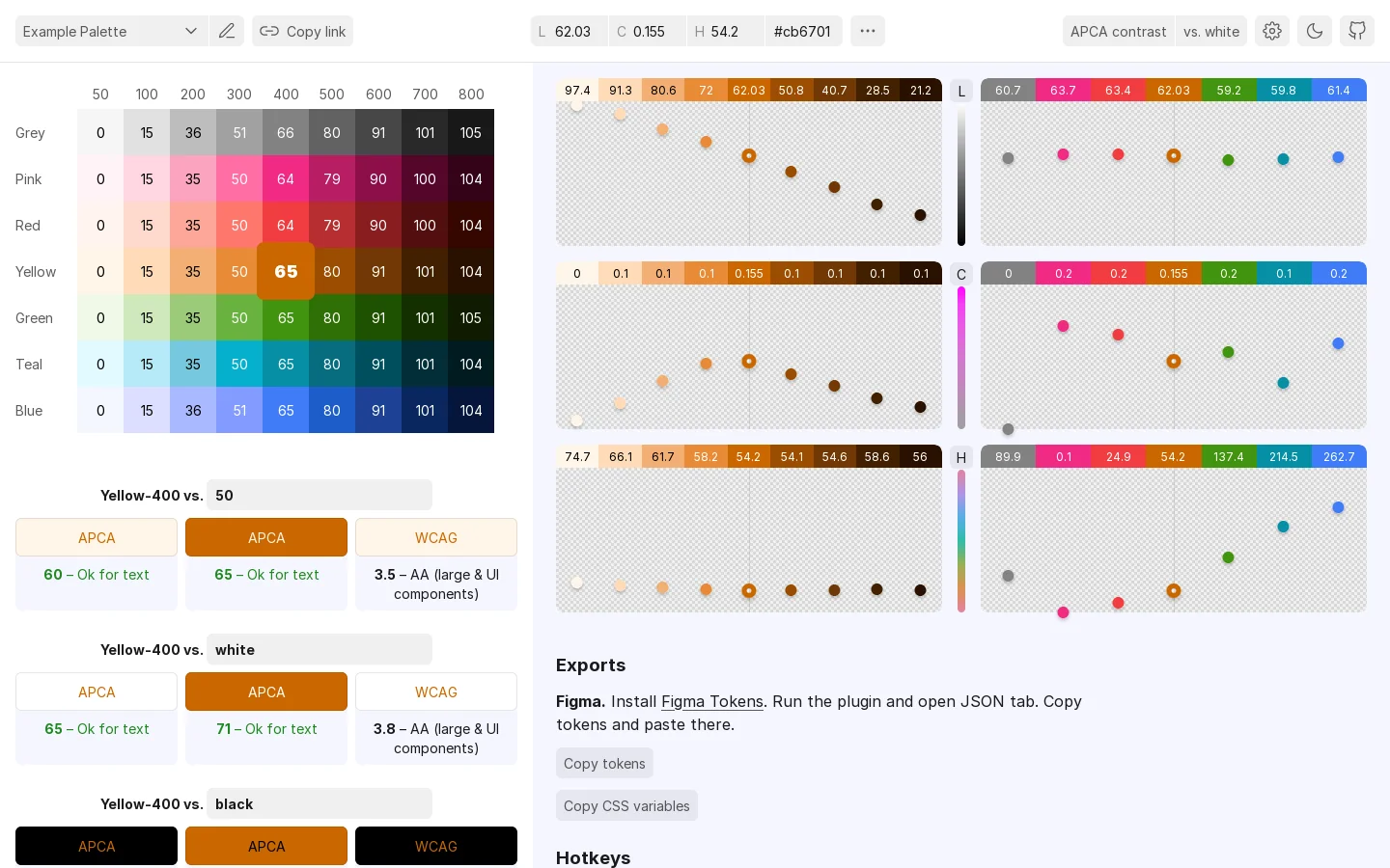 Huetone Homepage screenshot