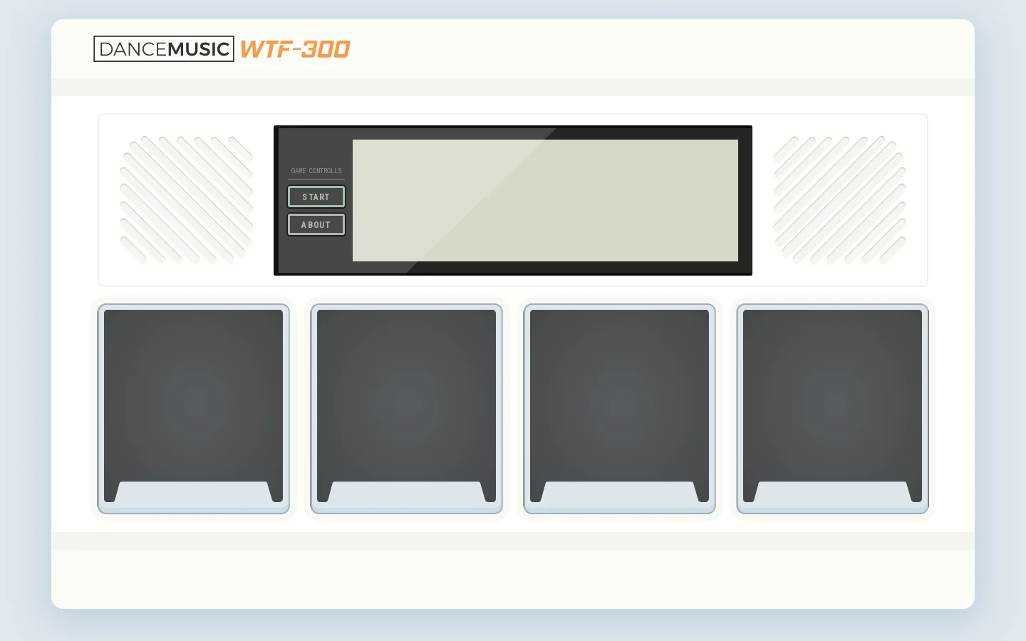 DANCEMUSIC WTF-300 Homepage screenshot