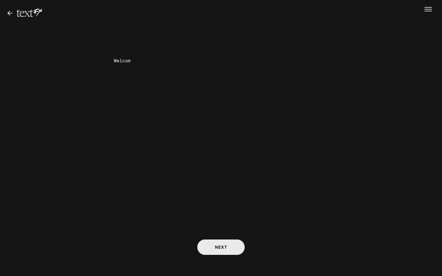 TextFX Homepage screenshot