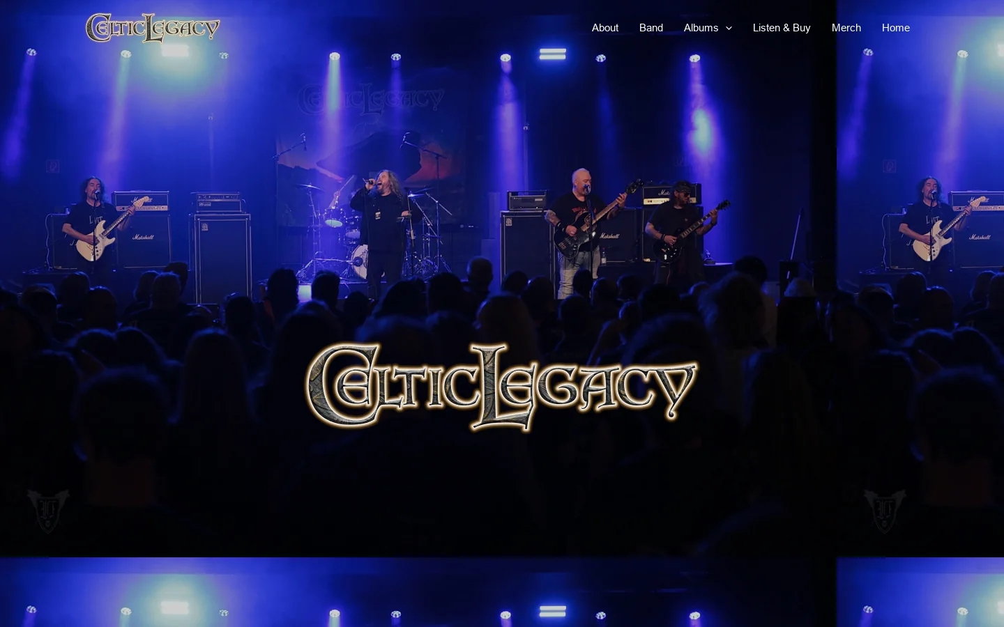 Celtic Legacy Homepage screenshot
