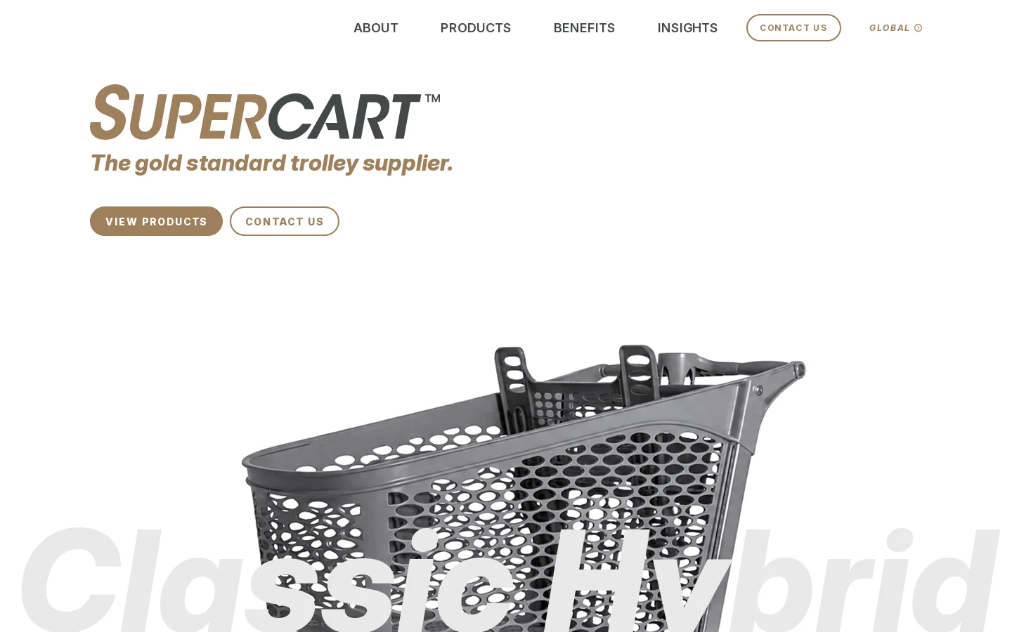 Supercart Homepage screenshot