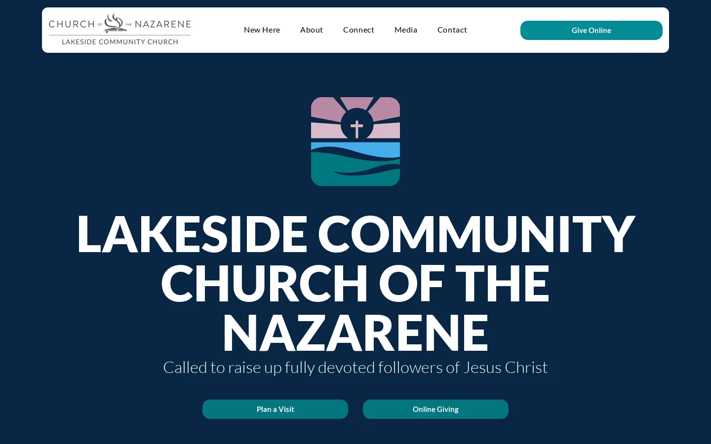 Church in Hastings | Lakeside Community Church of the Nazarene Homepage screenshot