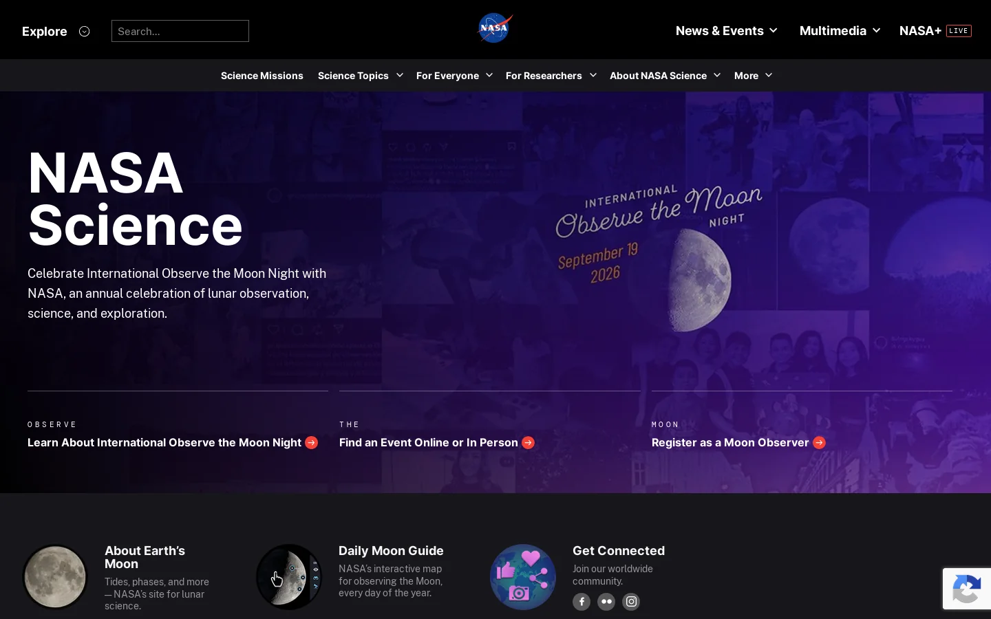 Landsat - NASA Science Homepage screenshot