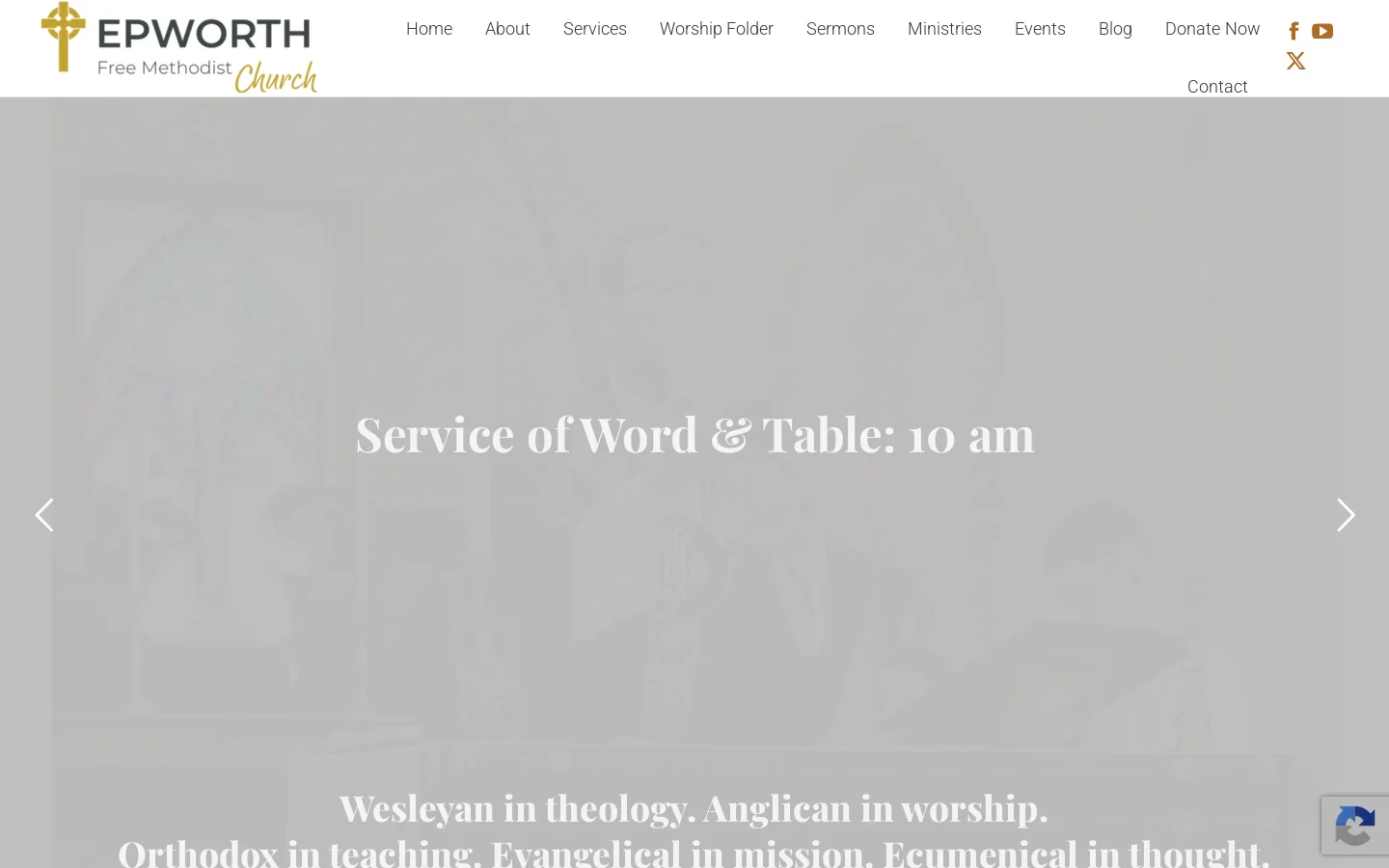 Epworth Chapel on the Green of Idaho Homepage screenshot