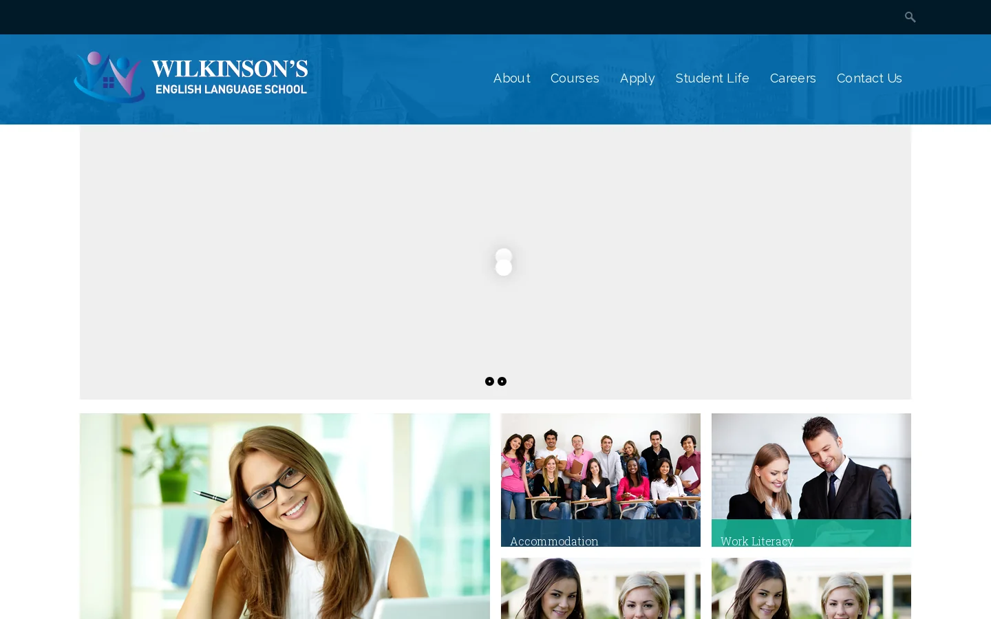 WELS Homepage screenshot