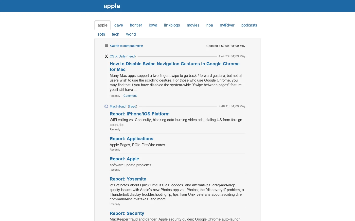 My River4 Home Homepage screenshot
