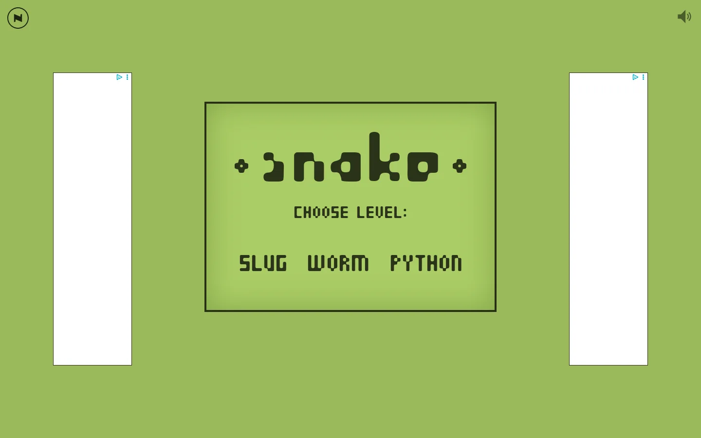 Snake - Play the retro Snake game online for free Homepage screenshot