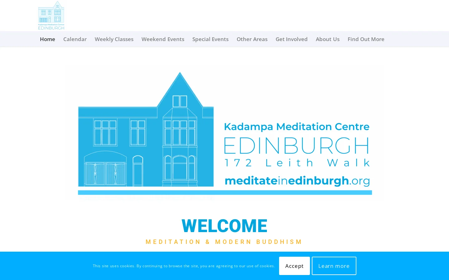 Home - Kadampa Meditation Centre Edinburgh Homepage screenshot