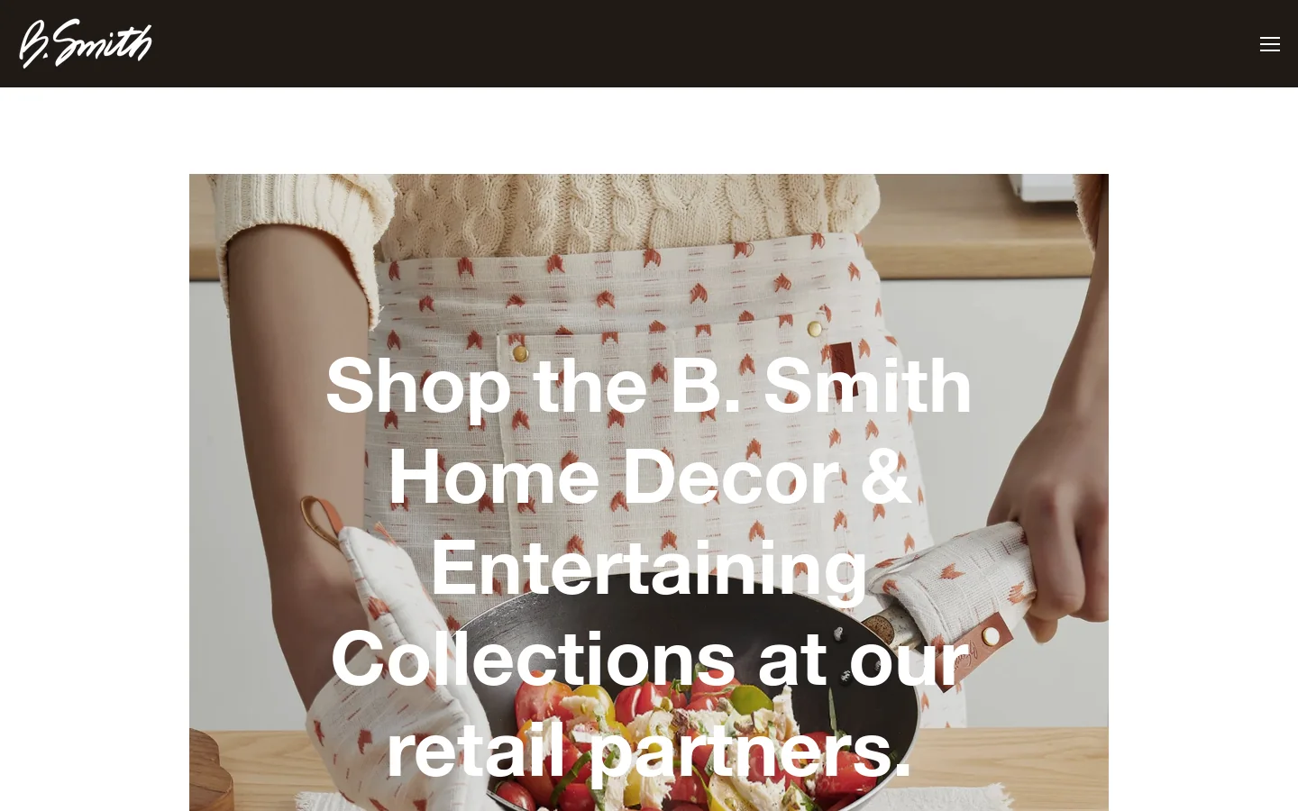 B. Smith Homepage screenshot