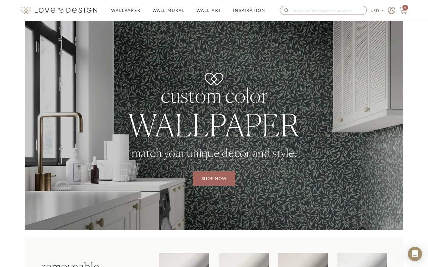 Wallpaper For Your Walls | New Designs for 2025 Homepage screenshot