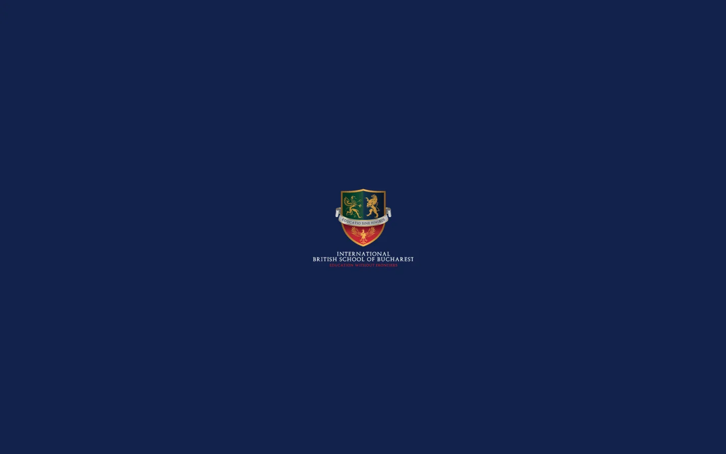 International British School of Bucharest Homepage screenshot
