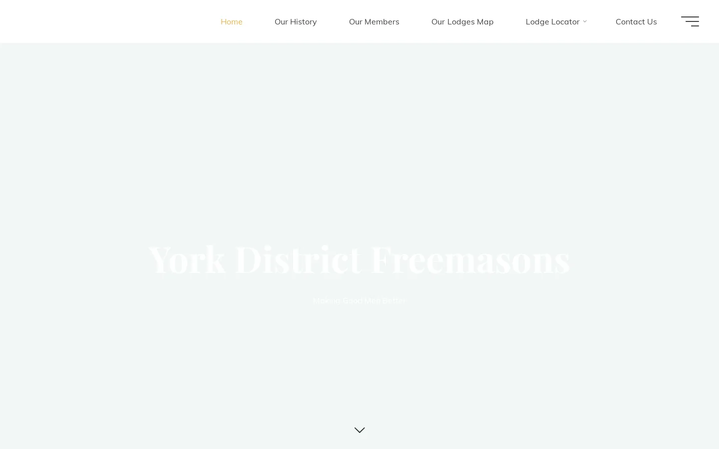 York District Freemasons Homepage screenshot