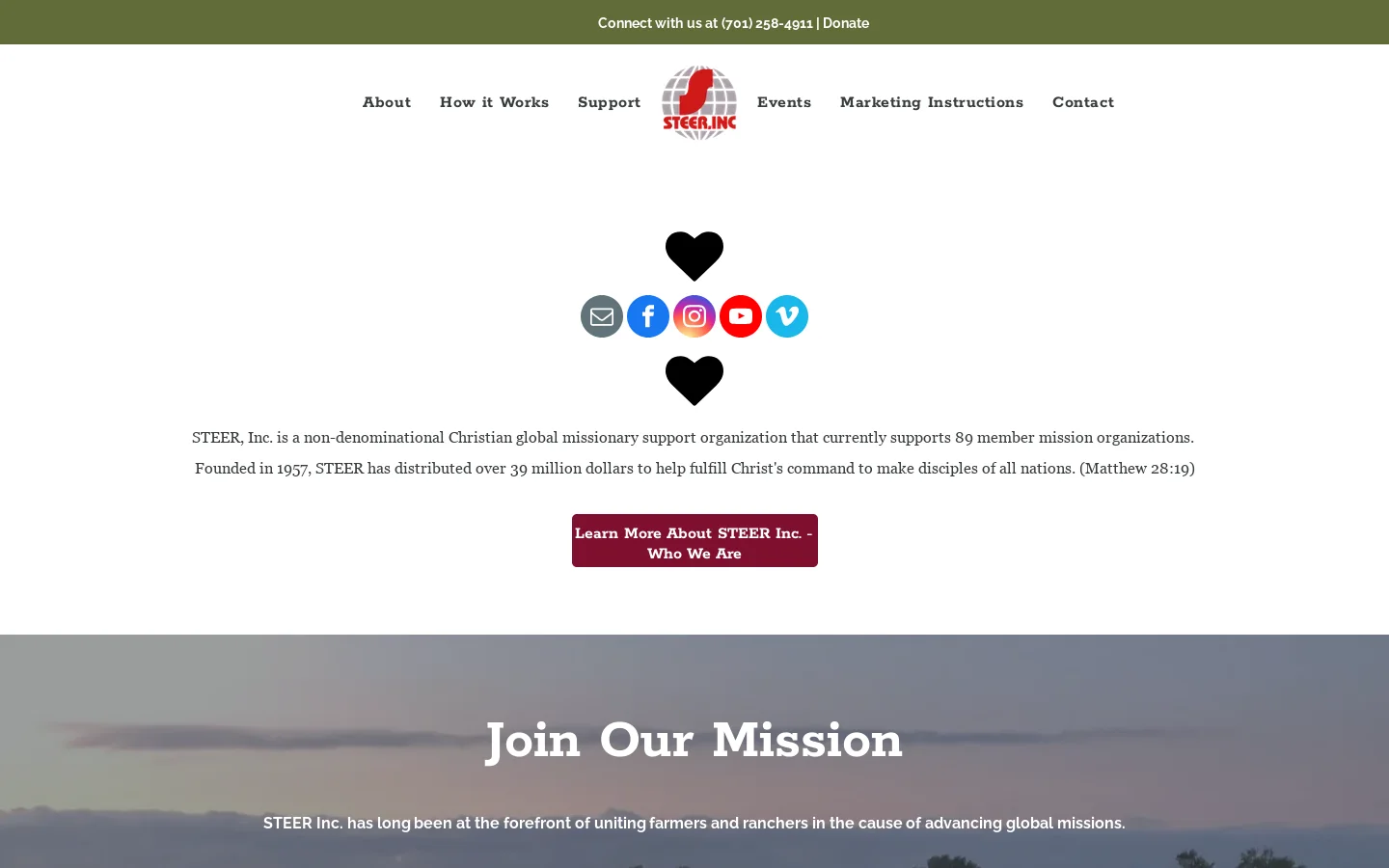 Home Homepage screenshot