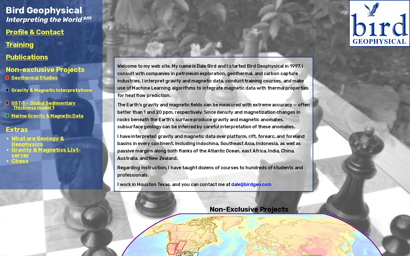Bird Geophysical Homepage screenshot