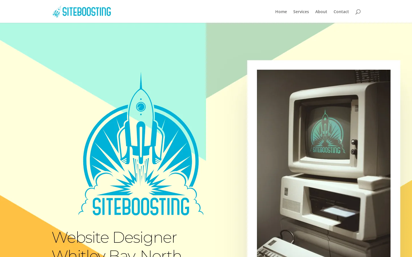 SiteBoosting Homepage screenshot