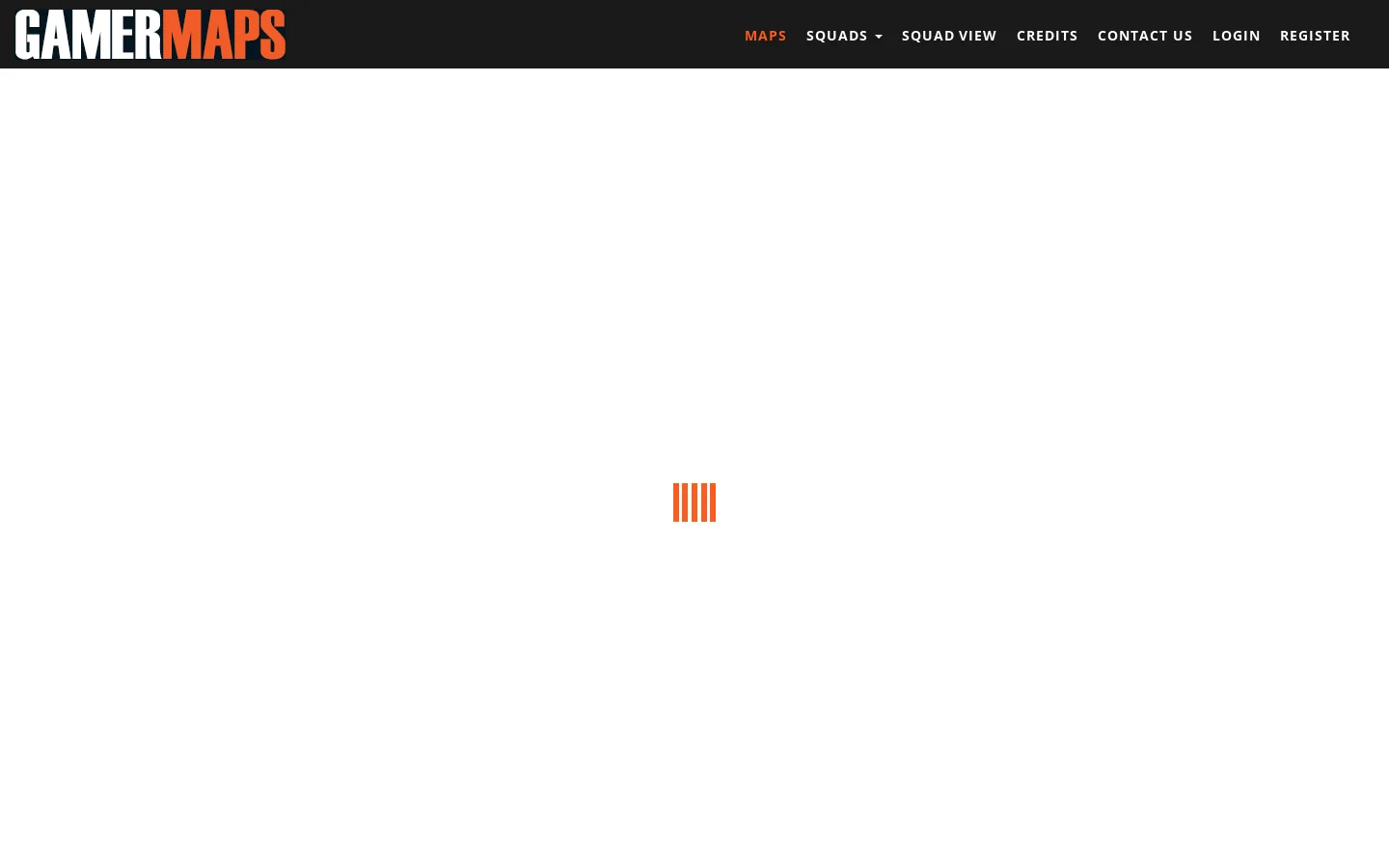 Gamer Maps Homepage screenshot