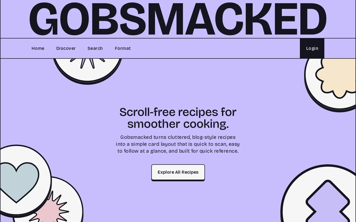 Gobsmacked Homepage screenshot
