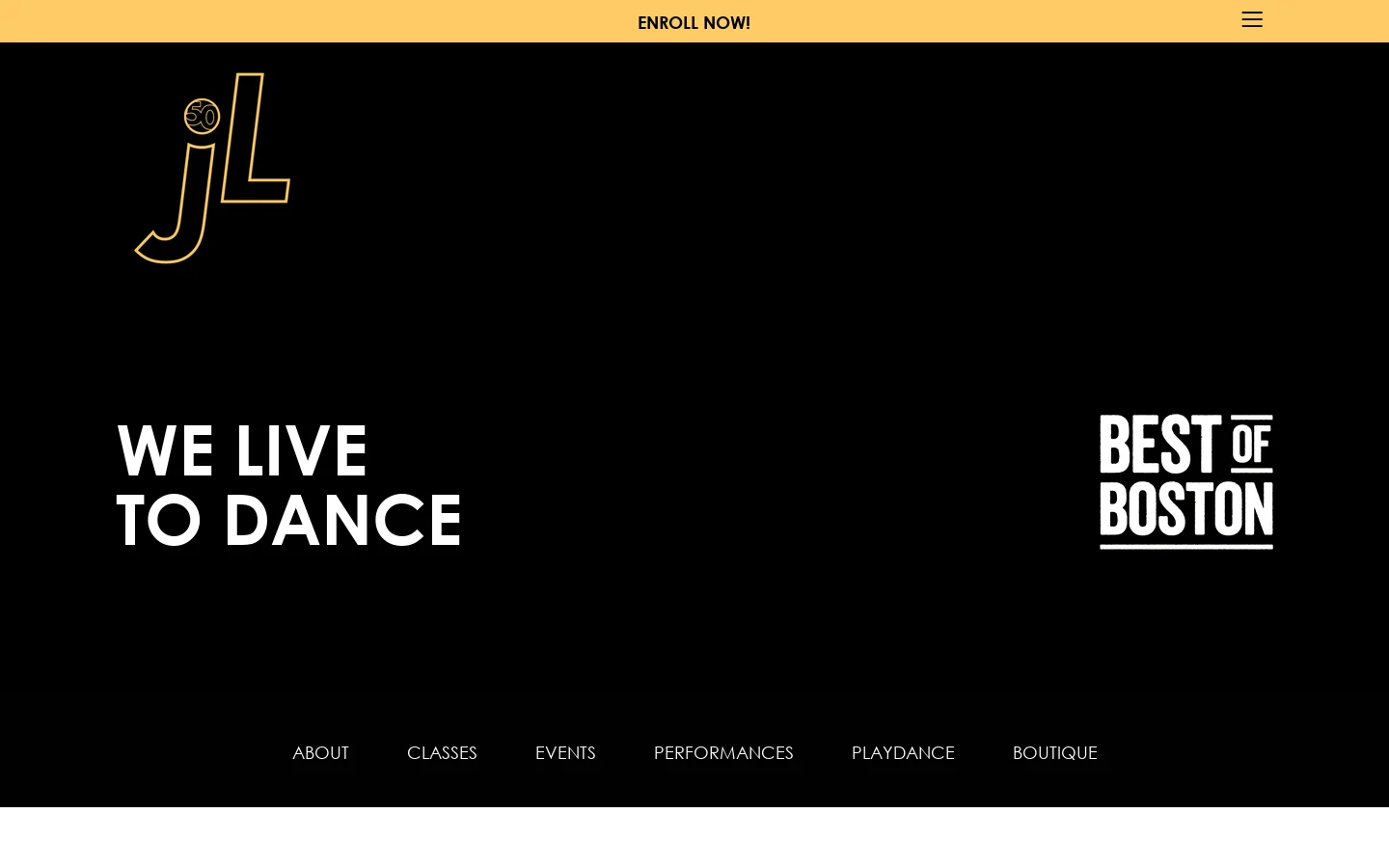 Joanne Langione Dance Center offers Dance Classes in Newton Homepage screenshot