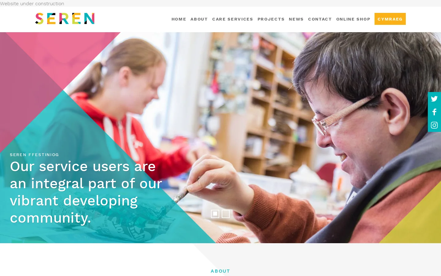 Home | Seren Ffestiniog Homepage screenshot