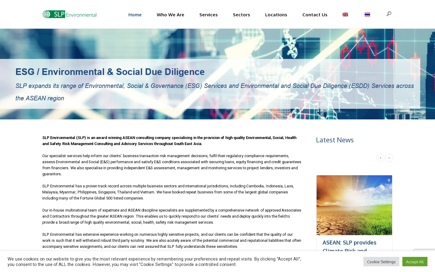 Environmental, Social, Health & Safety Consultants Across South East Asia Homepage screenshot