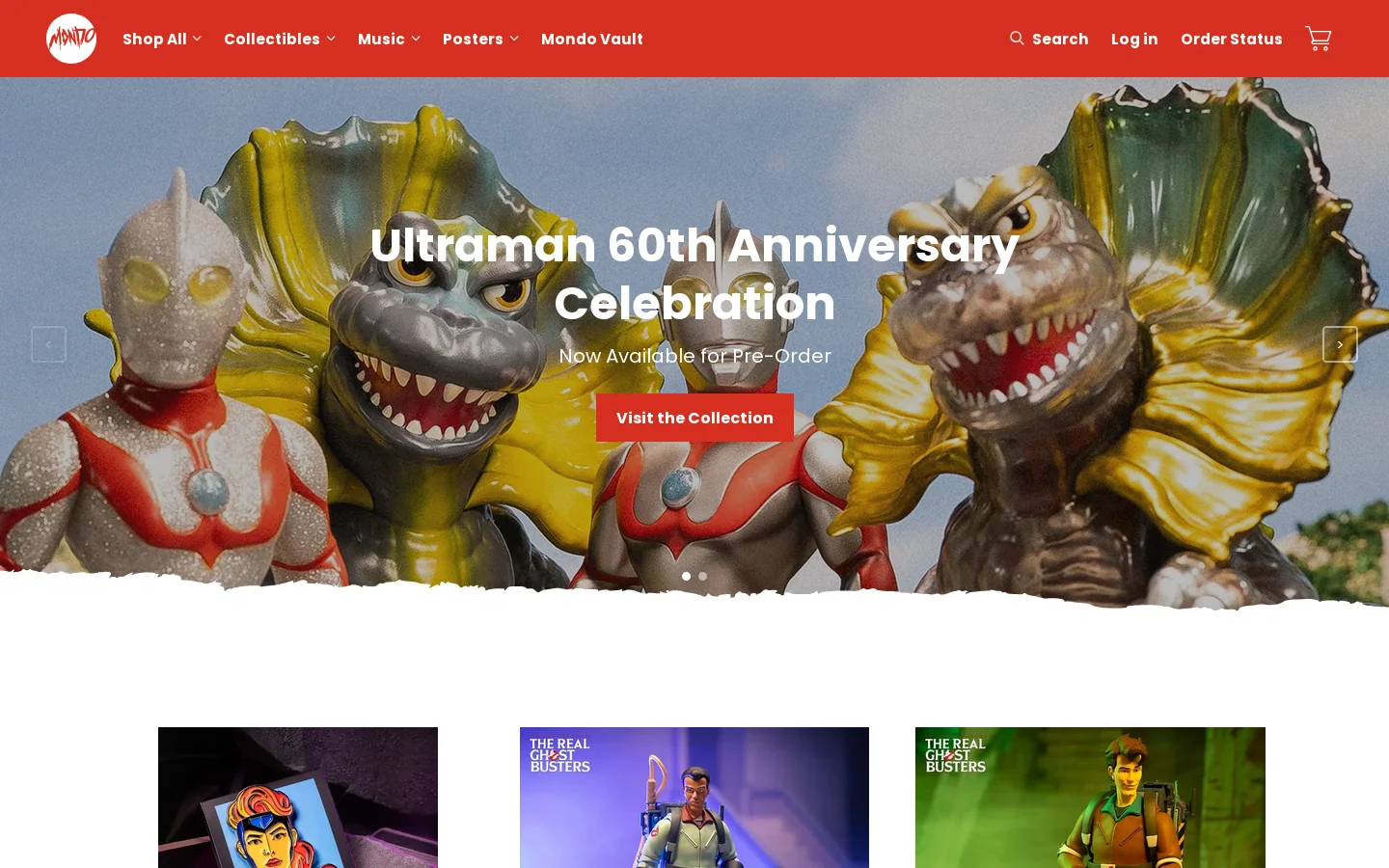 Mondo Homepage screenshot