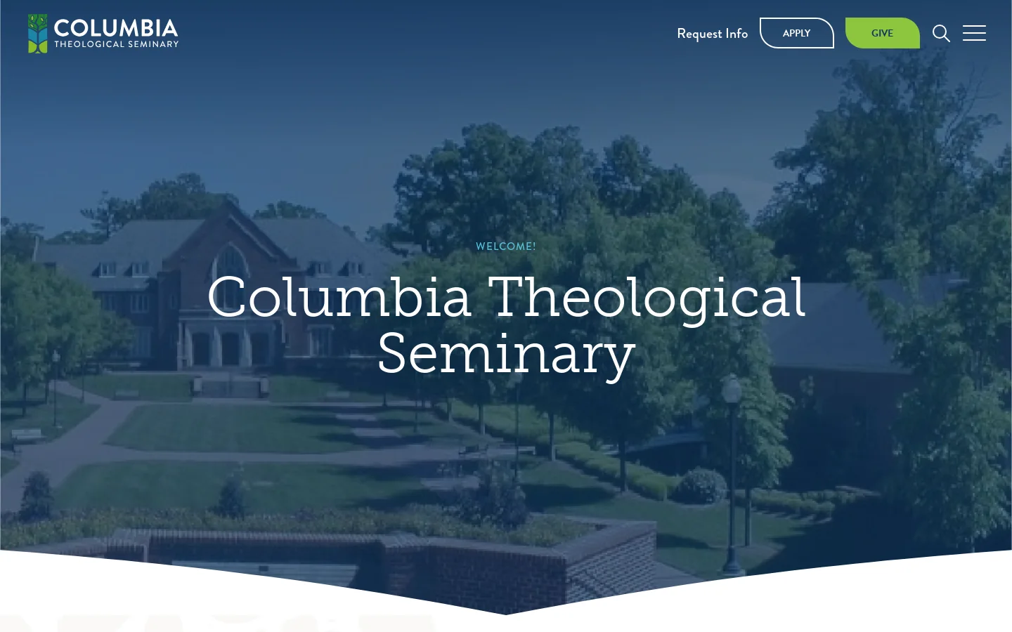 Columbia Theological Seminary | Seminary School | Atlanta, GA Homepage screenshot