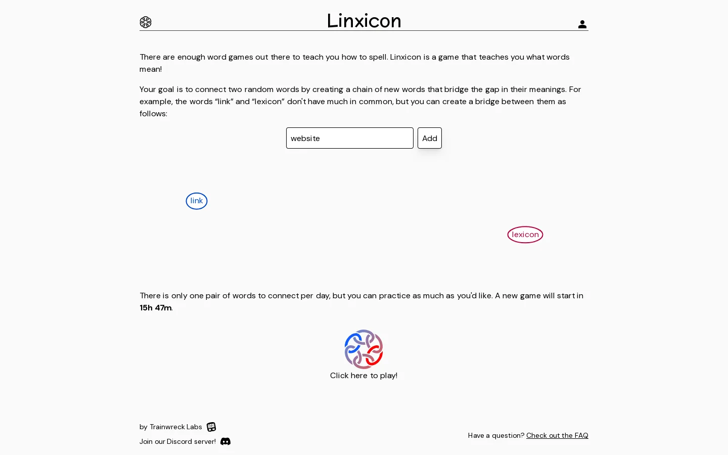 Linxicon Homepage screenshot