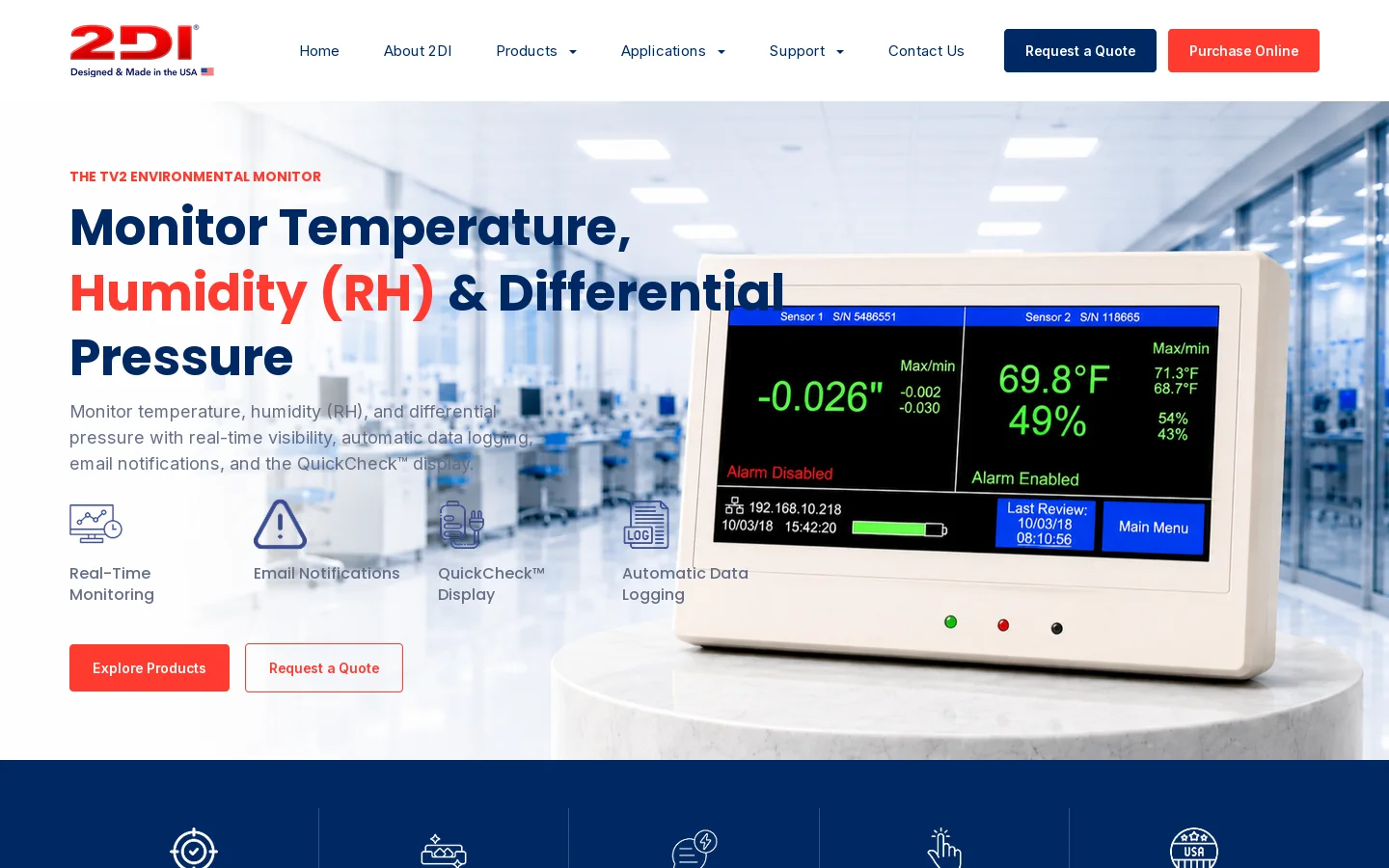 Home | 2DI Homepage screenshot