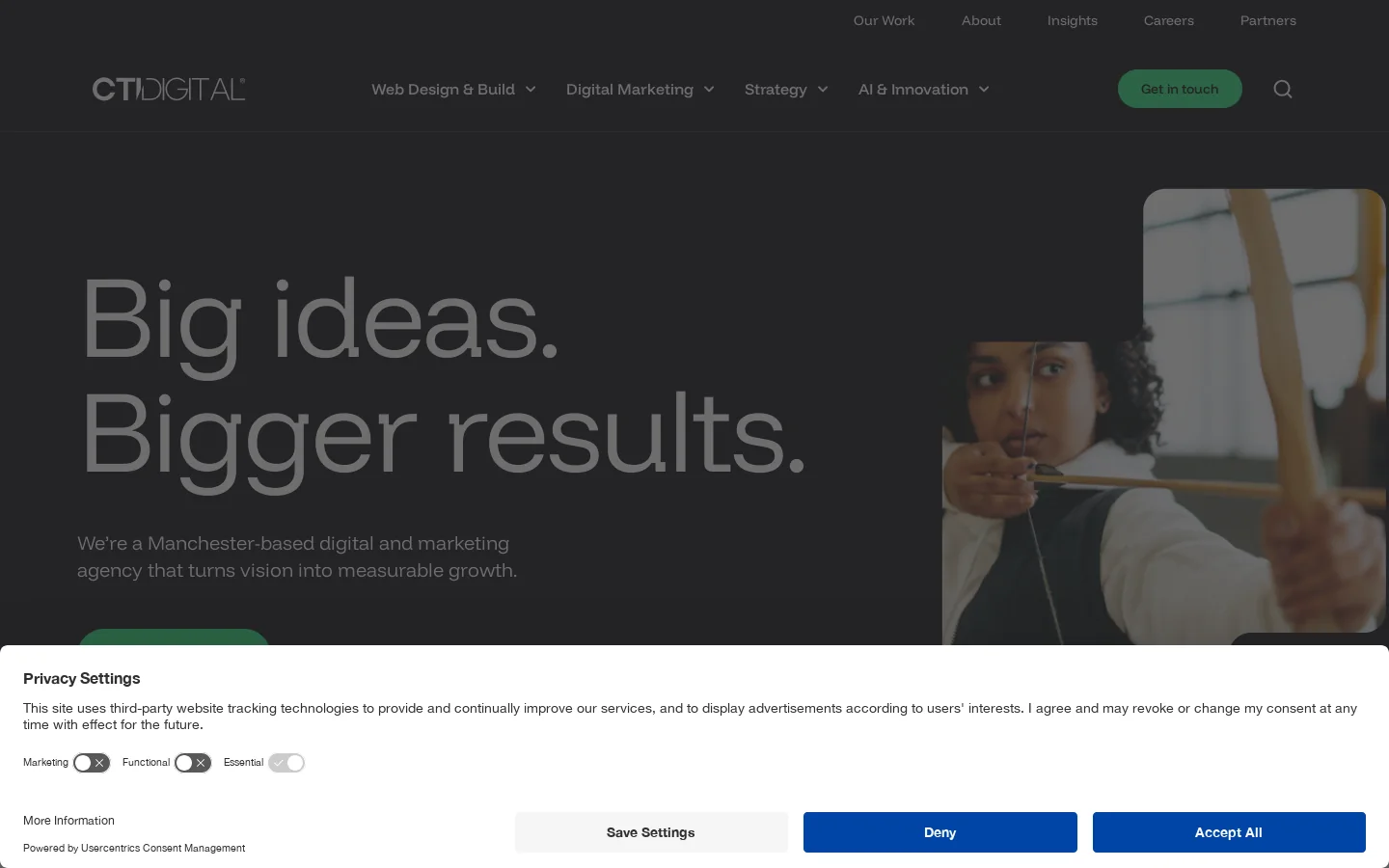 Stardotstar is now part of CTI Digital Homepage screenshot