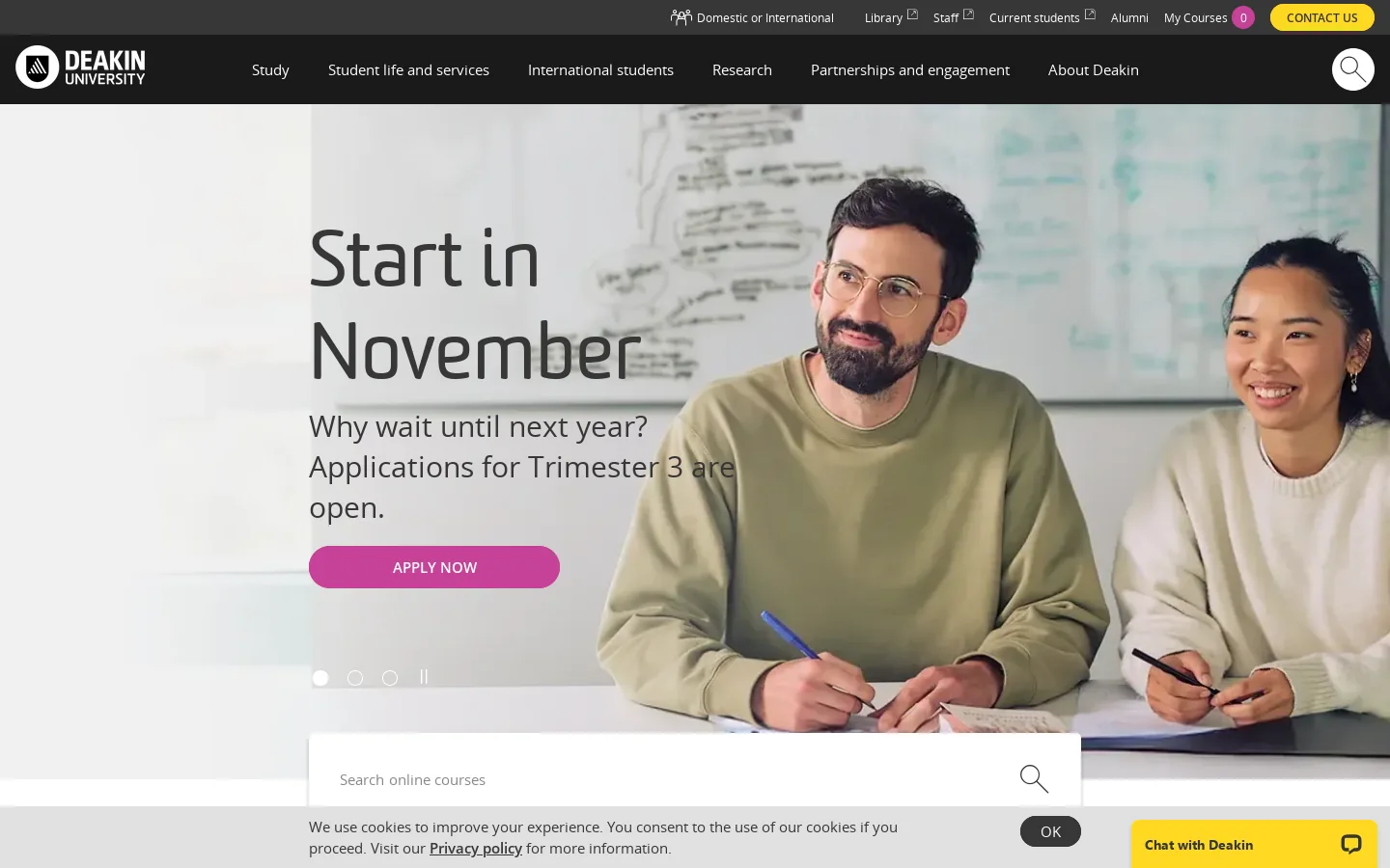 Home Homepage screenshot