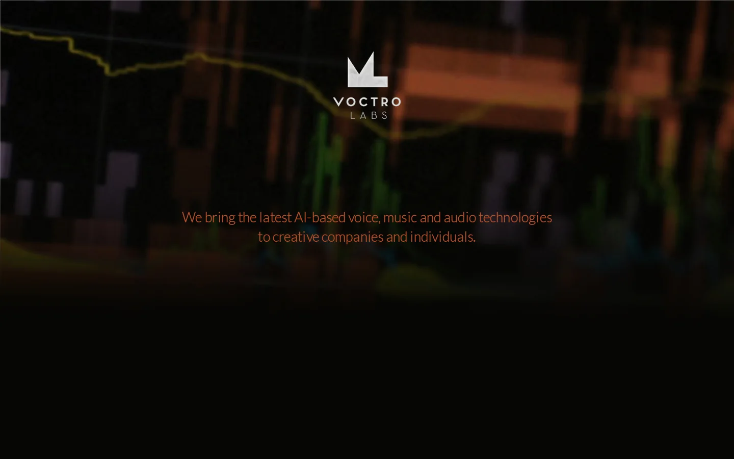 Voctro Labs, S.L Homepage screenshot