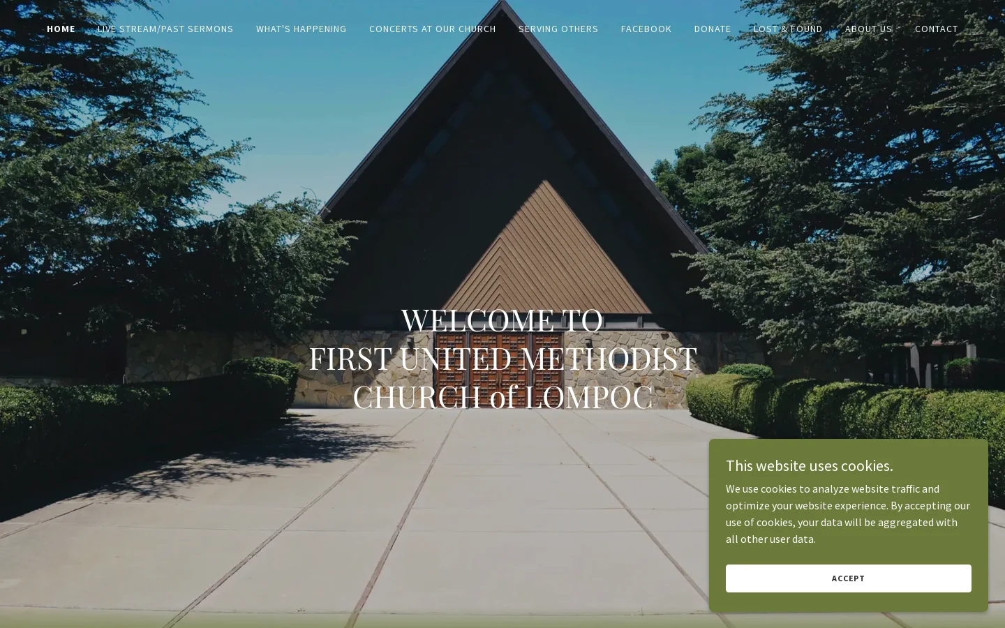 Home Homepage screenshot