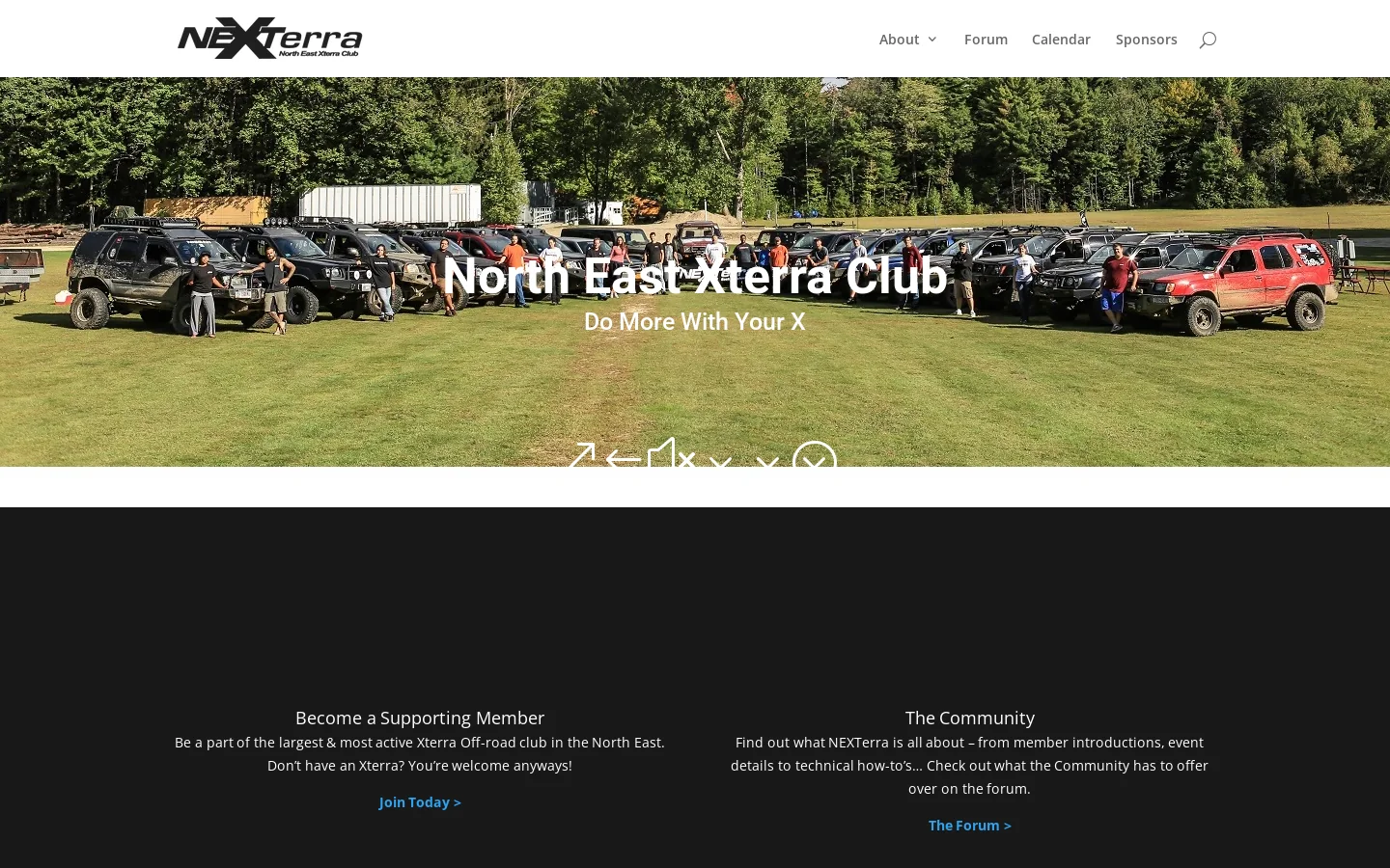 NEXTerra Homepage screenshot