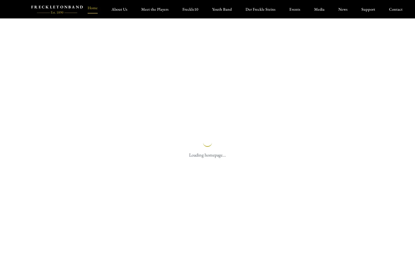 Freckleton Brass Band - Professional Brass Band Music Homepage screenshot
