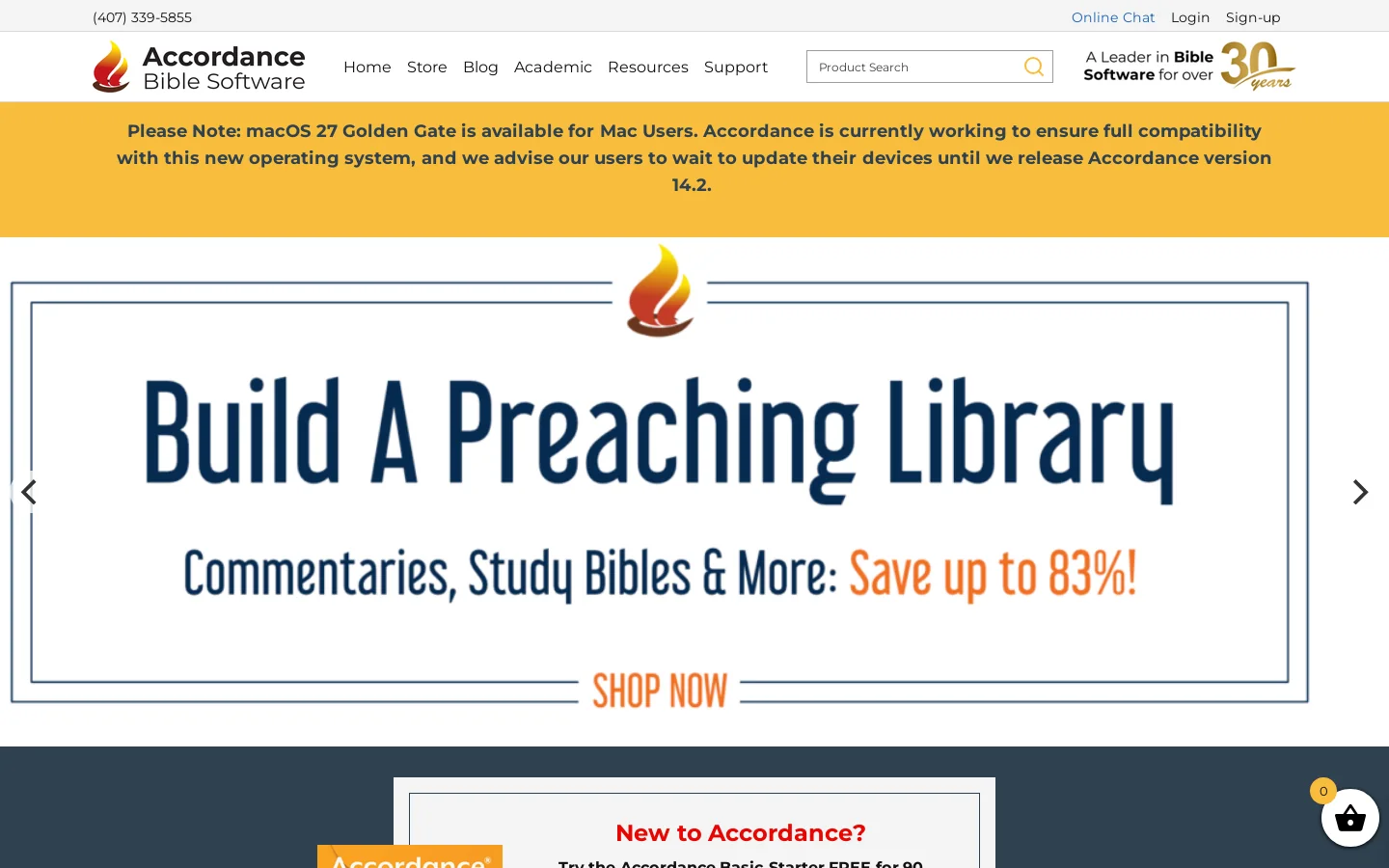 Home - Accordance Homepage screenshot