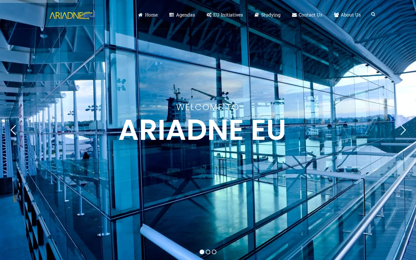 Ariadne Project EU | Foundation Homepage screenshot