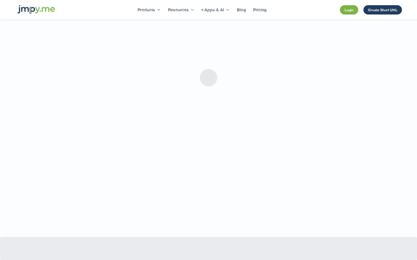 Jmpy.me Homepage screenshot