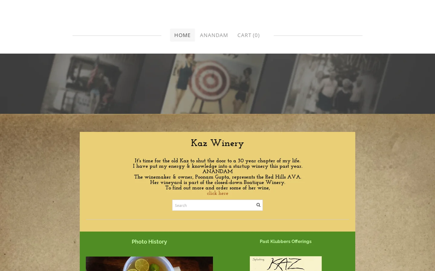 Home Homepage screenshot