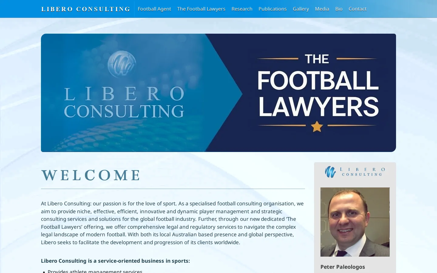 LiberoConsulting Homepage screenshot