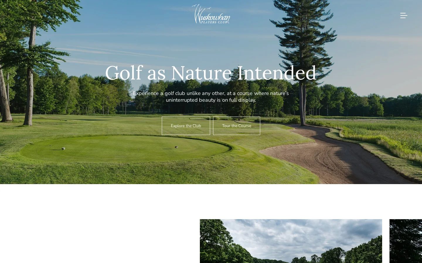 Wuskowhan Players Club Homepage screenshot
