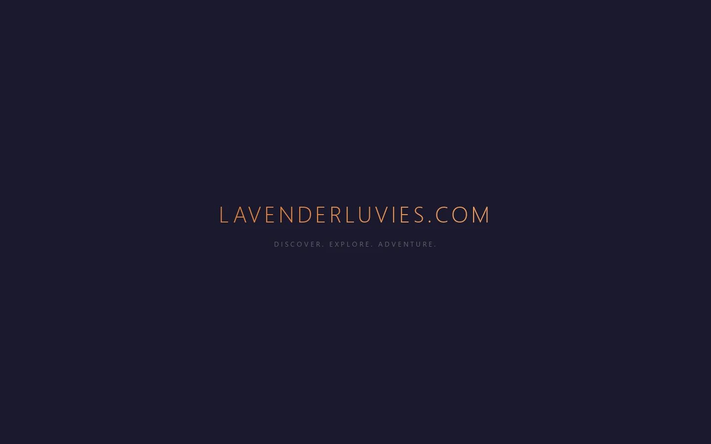 Lavenderluvies.com Homepage screenshot