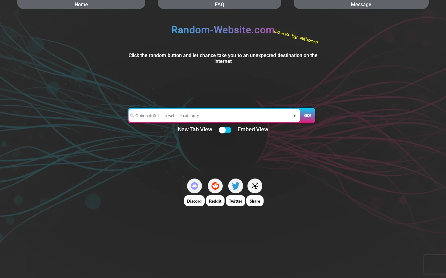 Random-Website random-website.com Random-Website is a miscellaneous web resource for discovery, directories, archives, web culture, or useful tools. ↗ Homepage screenshot