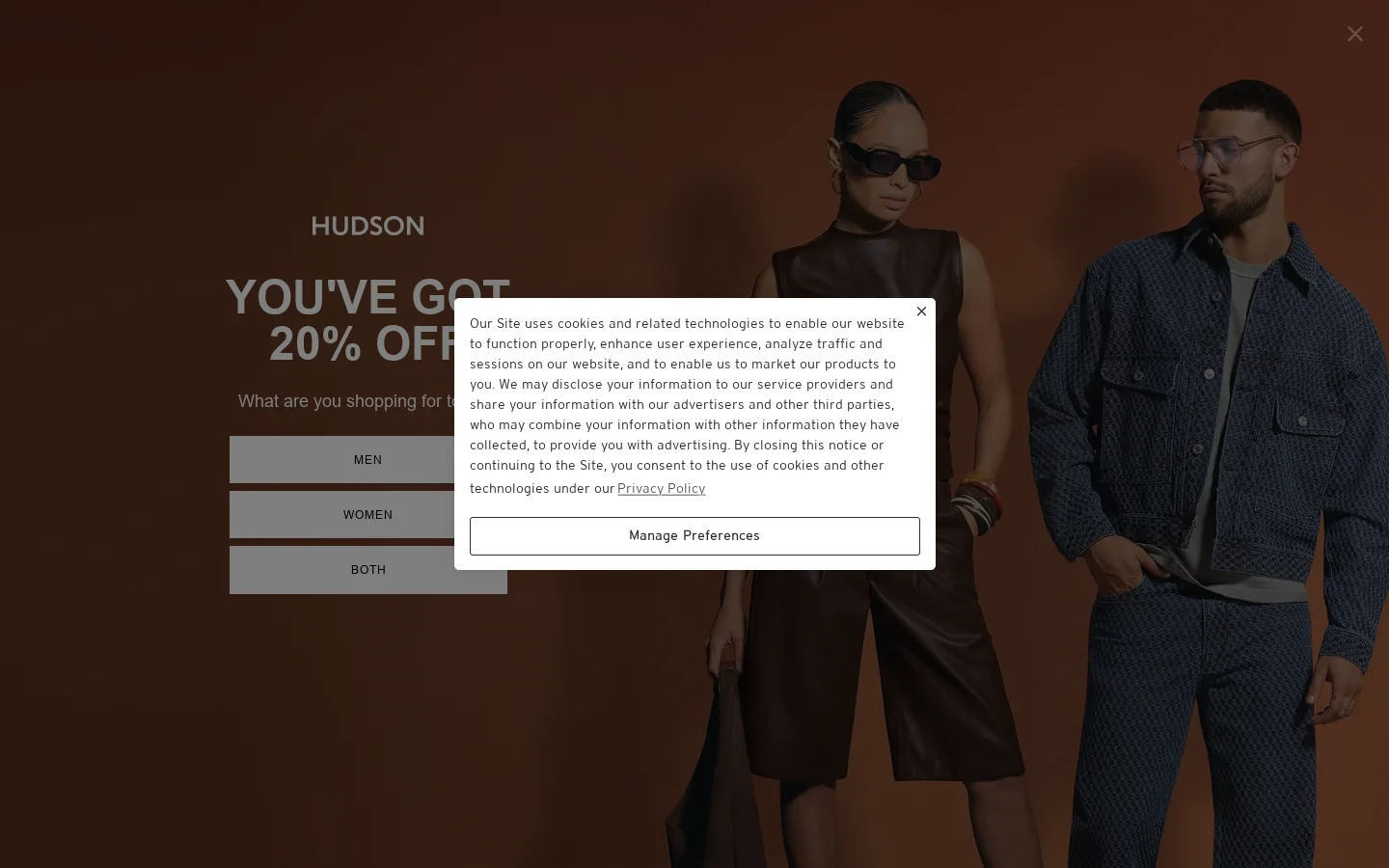 Expertly crafted denim with an effortless, rebellious style - Shop Denim and Apparel for Women, Men and Kids from Hudson Jeans. Designed in Los Angeles. Homepage screenshot