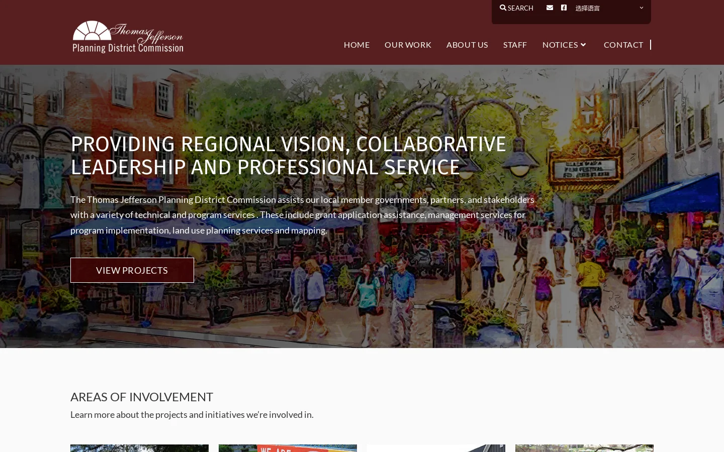 Home - Thomas Jefferson Planning District Commission Homepage screenshot