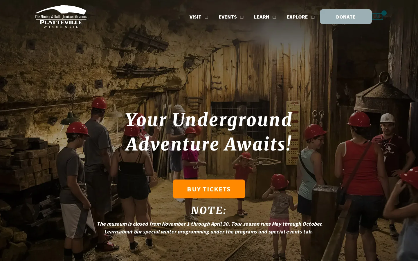 Home - The Mining & Rollo Jamison Museums Homepage screenshot