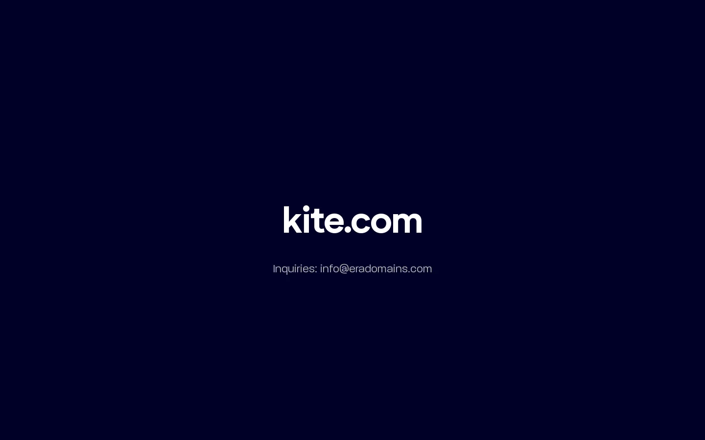 Kite.com Homepage screenshot