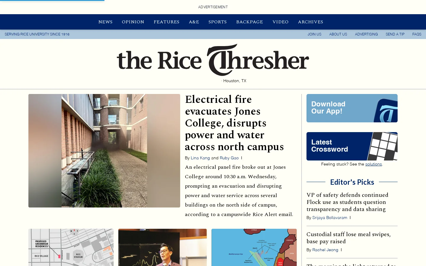 The Rice Thresher - The Rice Thresher Homepage screenshot